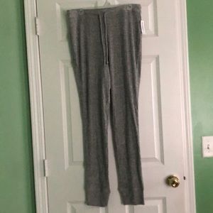 Soft Grey sweater knit jogger leggings